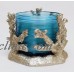 Bath Body Works GOLD CORAL REEF Large 3 Wick Candle Holder 14.5oz Sleeve Ceramic   152464004004